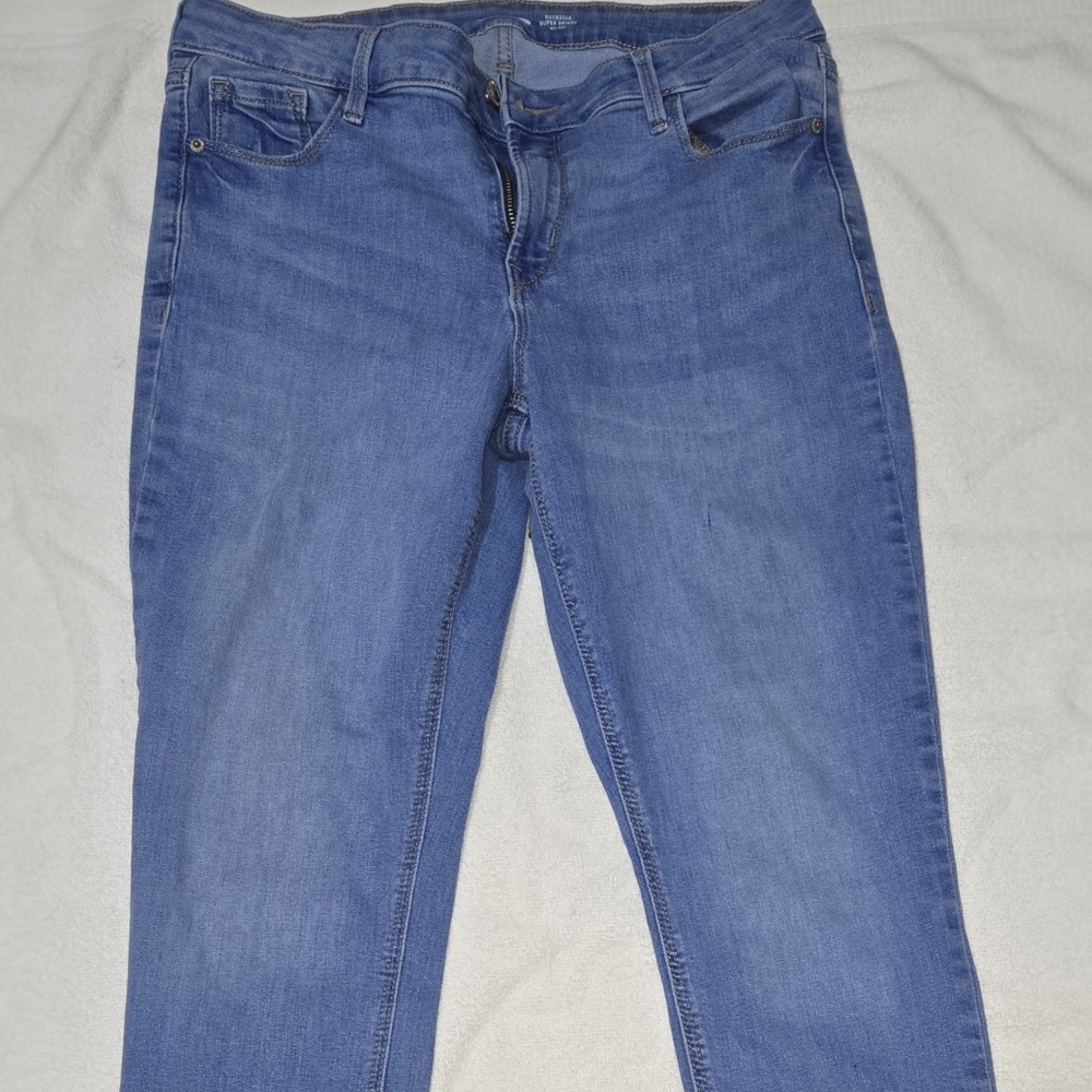 Old Navy Rockstar Super Skinny Jeans Size 10 Mid-Rise 30” Inseam